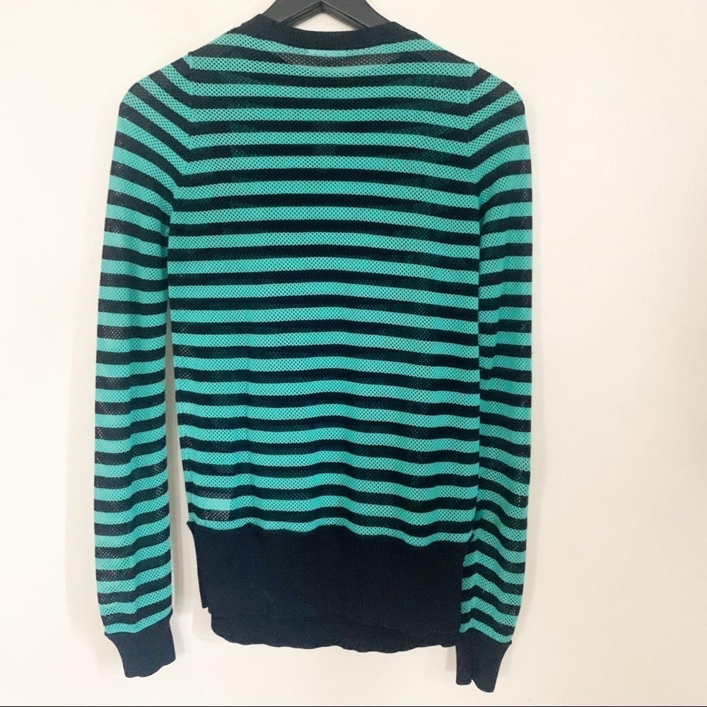 Akris Punto Striped Knit Cardigan 2 Piece Set Women’s US Size 6 - Picture 3 of 15
